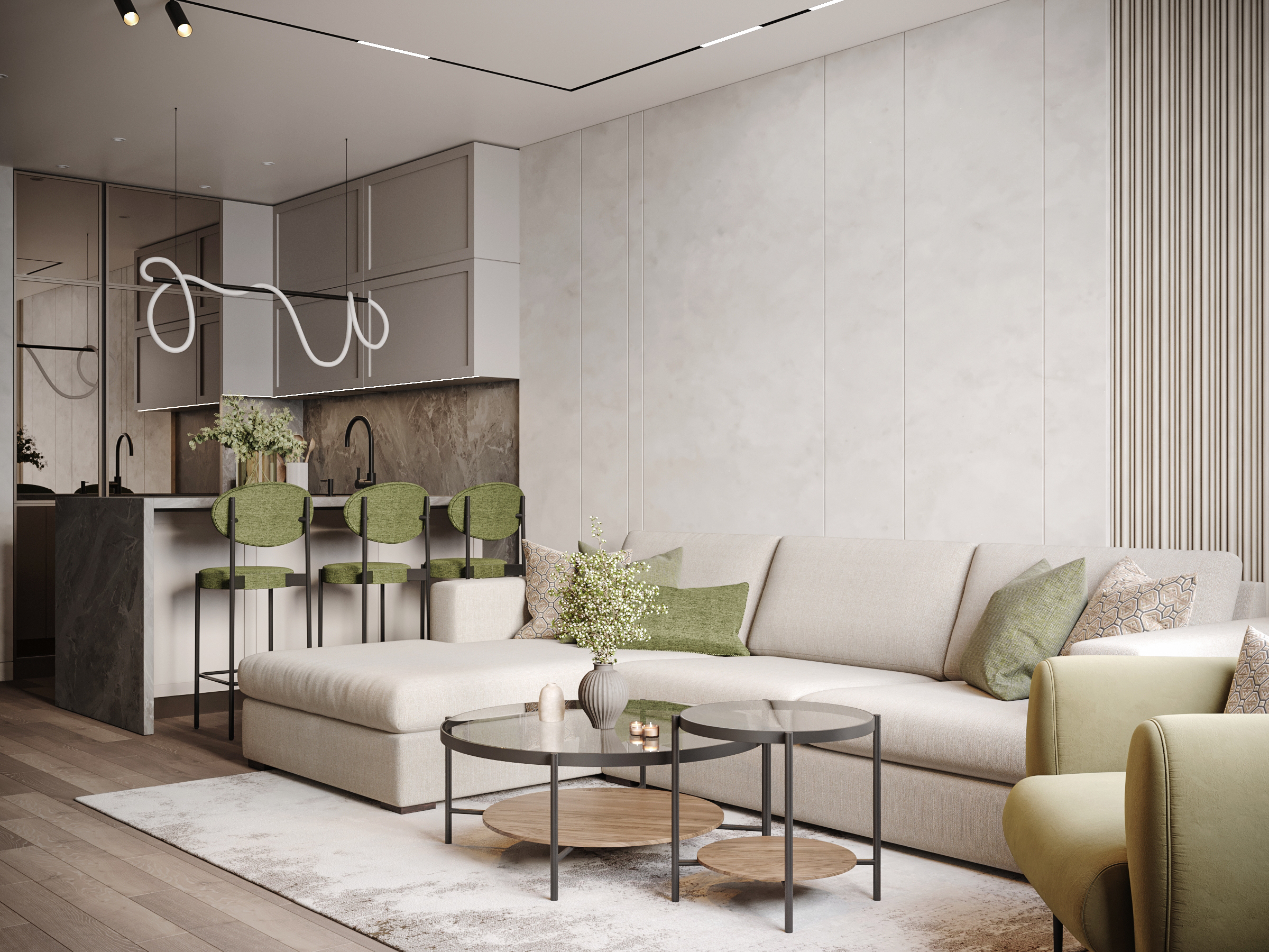 Living-kitchen